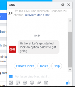 CNN Messenger Bot